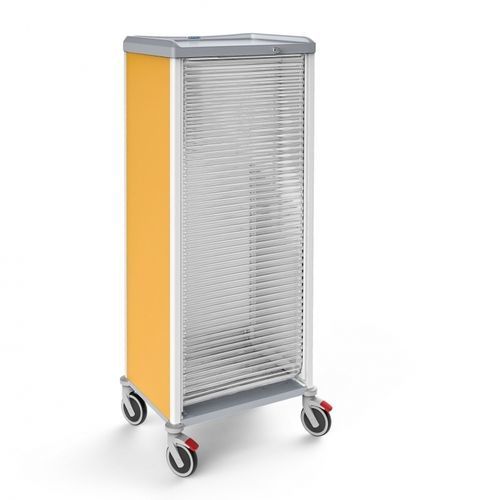 Armario de ABS - 326600LT - Malvestio - Furniture for healthcare facilities - naranja / transparente / amarillo