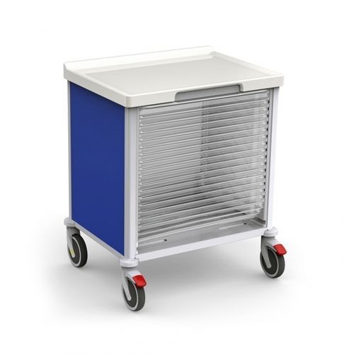 Armario de ABS - 326500LC - Malvestio - Furniture for healthcare facilities - de Corian® / azul / transparente