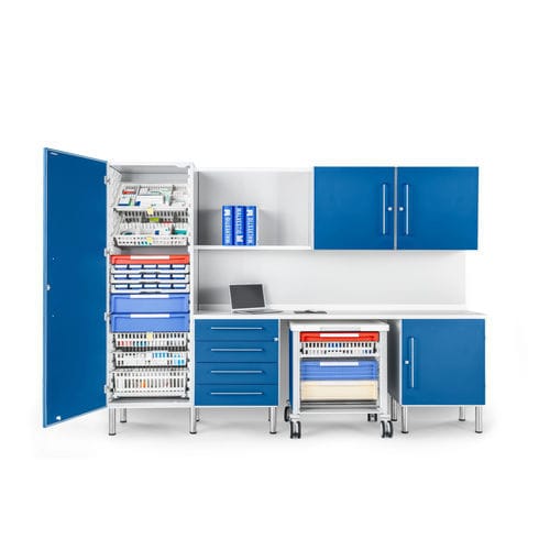 Armario para ordenar - IM - Malvestio - Furniture for healthcare facilities - con puerta / con estante / con cajón