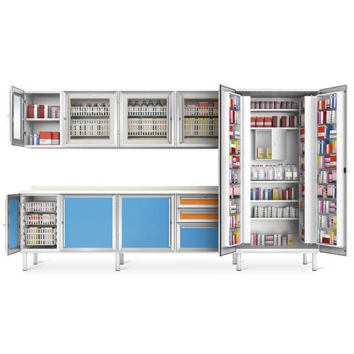 Armario para ordenar - IL - Malvestio - Furniture for healthcare facilities - con puerta / con estante / con cajón
