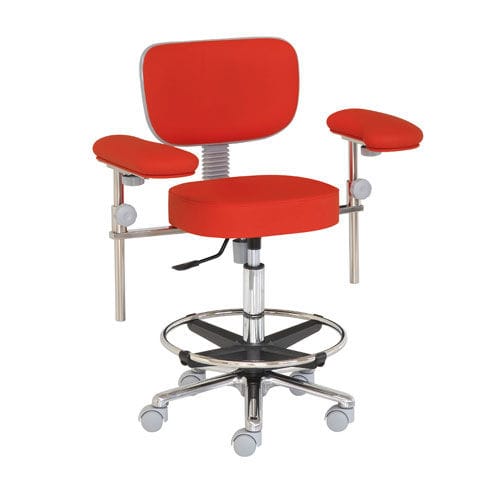 Silla de cirujano móvil - 23215 - Inmoclinc - de altura variable