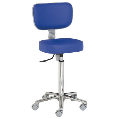 Taburete para consulta médica - 23106 - Inmoclinc - de altura variable / giratorio / con ruedas