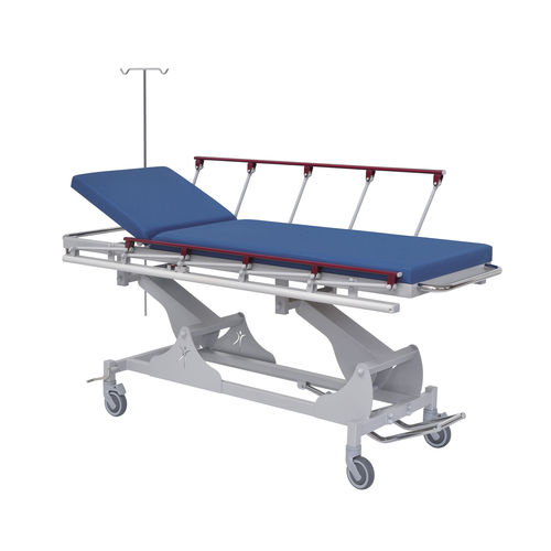 Carro camilla de emergencia - 10006 - Inmoclinc - para traslado de pacientes / hidráulico / de altura variable