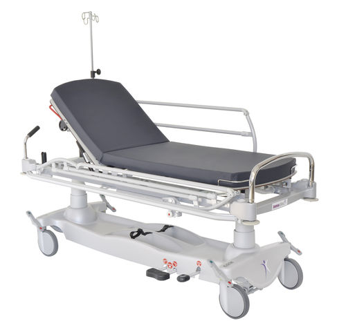 Carro camilla de emergencia - 10102 - Inmoclinc - para traslado de pacientes / hidráulico / de altura variable