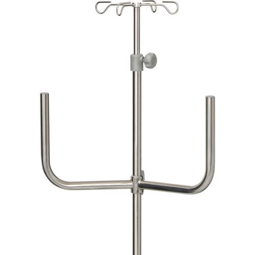 Portasueros con soporte para bomba de infusión - 22426 - Inmoclinc - 4 ganchos