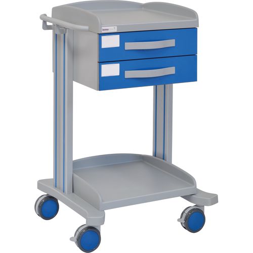 Carro de hospital - 70015 - Inmoclinc - multifunción / 2 cajones / 1 estante