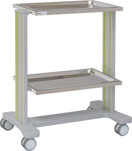 Carro de hospital - 70090 - Inmoclinc - multifunción / 2 bandejas