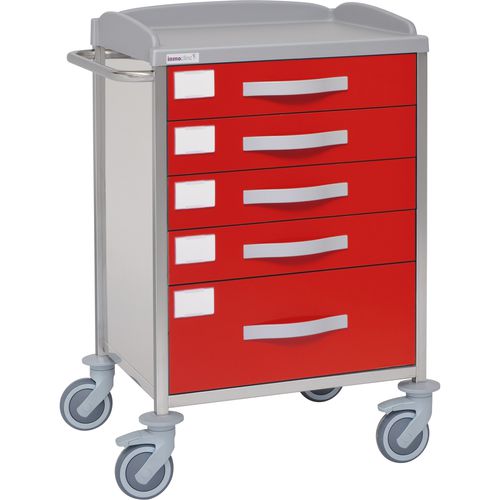 Carro de hospital - 10500 - Inmoclinc - para cuidados intensivos / multifunción / de acero inoxidable