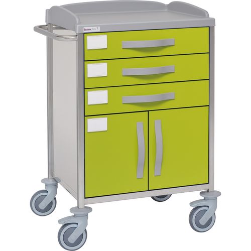Carro de hospital - 10575 - Inmoclinc - multifunción / de acero inoxidable / 3 cajones