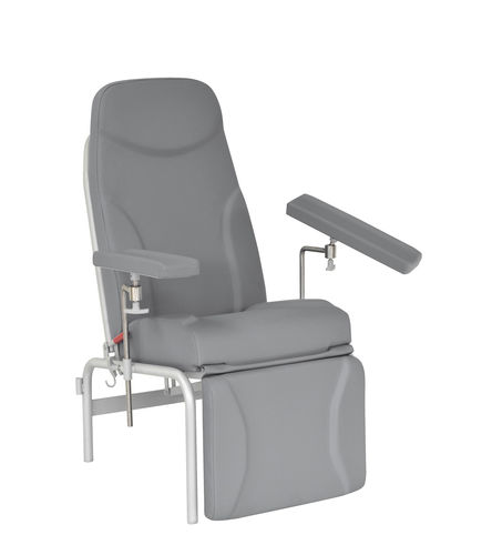 Sillón para extracción de sangre manual - 21186 - Inmoclinc - de 3 secciones / de altura fija