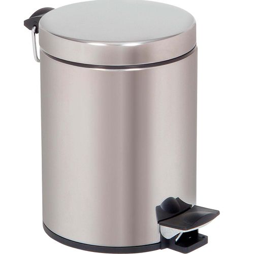 Papelera de acero inoxidable - 5L | 11103 - Inmoclinc - con pedal