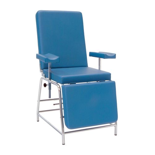 Sillón para extracción de sangre manual - 21180 - Inmoclinc - de 3 secciones / de altura fija / reclinable
