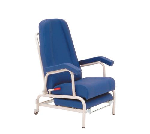Sillón de descanso manual - 21158 - Inmoclinc - con respaldo regulable / con ruedas / con reposapiernas