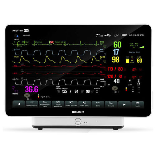 Monitor multiparamétrico modular - AnyView P18 - Innomed Medical - compacto / de noche / ECG