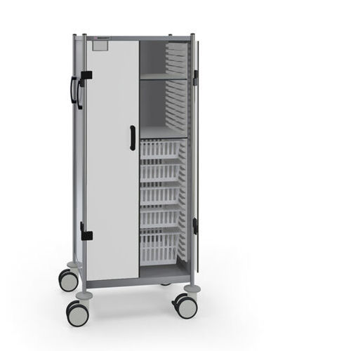 Carro de hospital - 606 DN.(2)60.(4)72.73 - Insausti - para transporte / de acero inoxidable / con 2 puertas