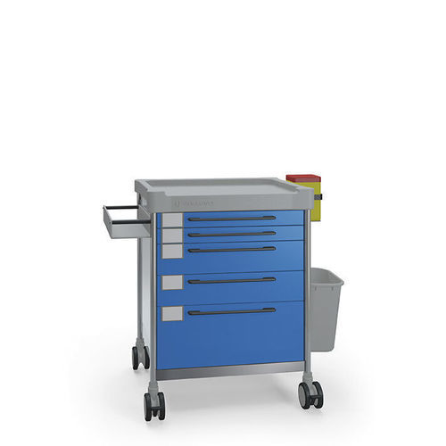 Carro médico - 3103LW B - Insausti - para cuidados / de acero inoxidable / de polietileno