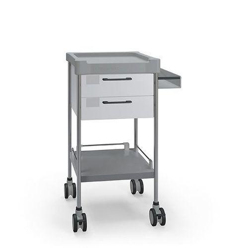 Carro médico - Q025 W - Insausti - multifunción / de acero inoxidable / de polietileno