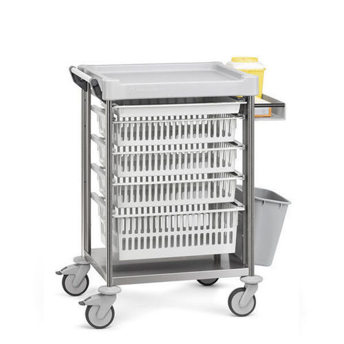 Carro médico - 165AB.32R.50AB - Insausti - para consumibles / para cuidados / de manipulación