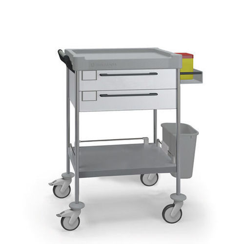 Carro médico - 1601 W.AXWD12.WS12 - Insausti - para cuidados / de acero inoxidable / de polietileno
