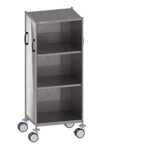 Carro de hospital - 603 OP - Insausti - para transporte / de acero inoxidable / 2 estantes