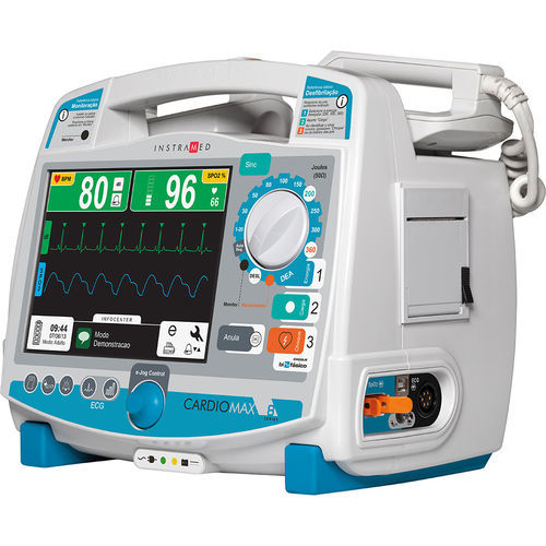 Desfibrilador externo automatizado - Cardiomax - Instramed Indústria Médico Hospitalar - con monitor multiparamétrico / bifásico