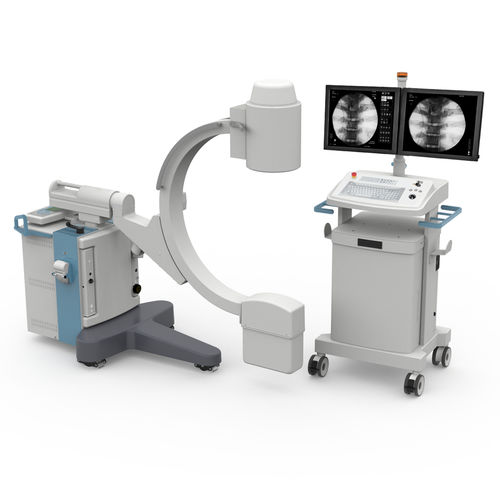 Arco quirúrgico móvil - RADIUS DFG - Intermedical - con tubo intensificador de imagen / con columna de vídeo