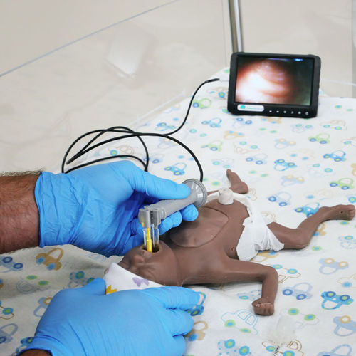 Videolaringoscopio pediátrico - NeoScope - International Biomedical  - de un solo uso / con hoja