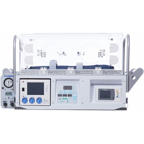 Incubadora neonatal para transporte - VOYAGER - International Biomedical  - con ruedas / con monitor