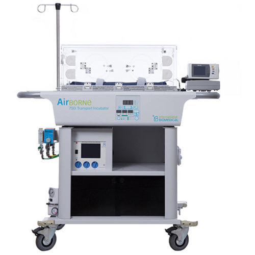 Incubadora neonatal para transporte - 750i - International Biomedical  - con ruedas / con lámpara de fototerapia