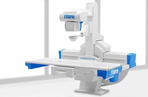 Sistema de radiofluoroscopia digital - Clinodigit FLO - ITALRAY - para radiografía polivalente / con mesa basculante / de suelo