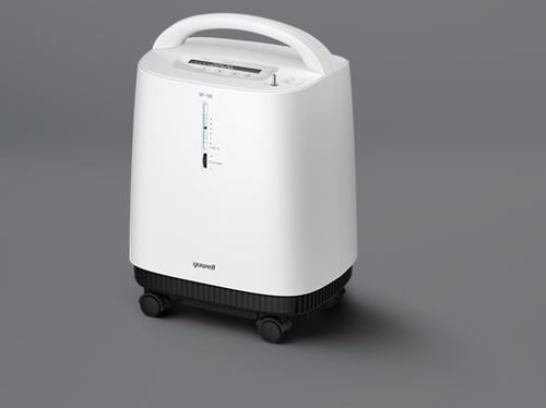 Concentrador de oxígeno médico - 9F series - Jiangsu Yuyue Medical Equipment & Supply - con ruedas