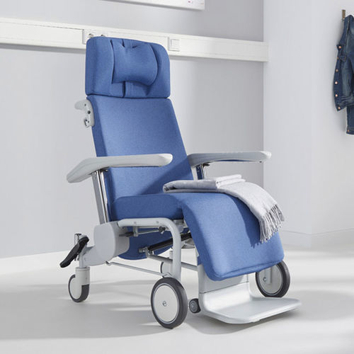 Silla de traslado de pacientes de interior - Ravello - Stiegelmeyer GmbH & Co. KG - de exterior / con ruedas / con respaldo regulable