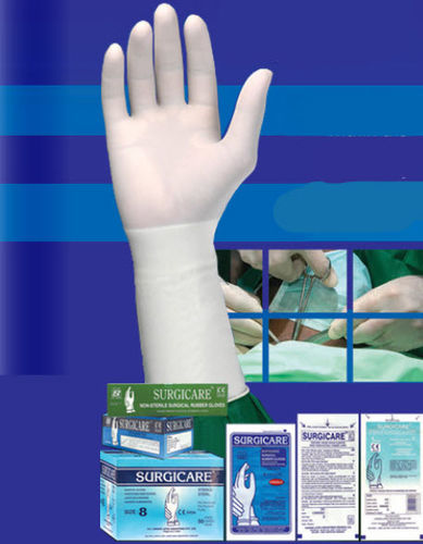 Guante de látex - Surgicare - Kanam Latex Industries  - médico / con polvo / estéril