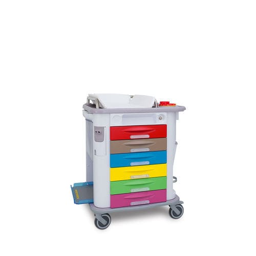 Carro médico - CP - AURION - de uso general / para dispositivos médicos / multifunción