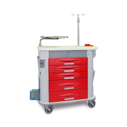 Carro médico - MG 4 - AURION - de emergencia / para medicamentos / para dispositivos médicos