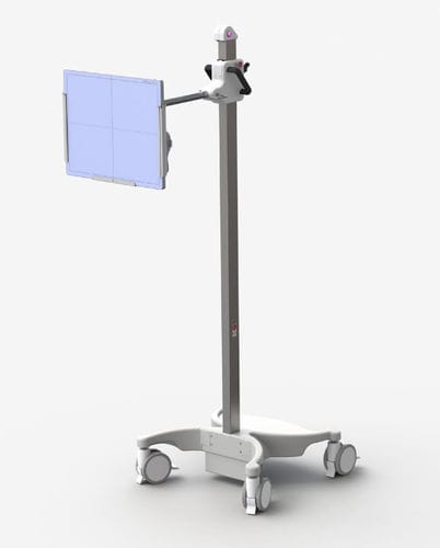 Potter-Bucky con ruedas - 1330/ series - Kenex Electro-Medical - con sensor plano
