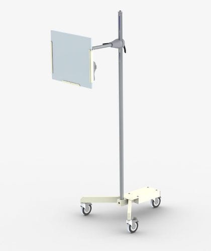 Potter-Bucky con ruedas - 1305/8/1 - Kenex Electro-Medical - con sensor plano