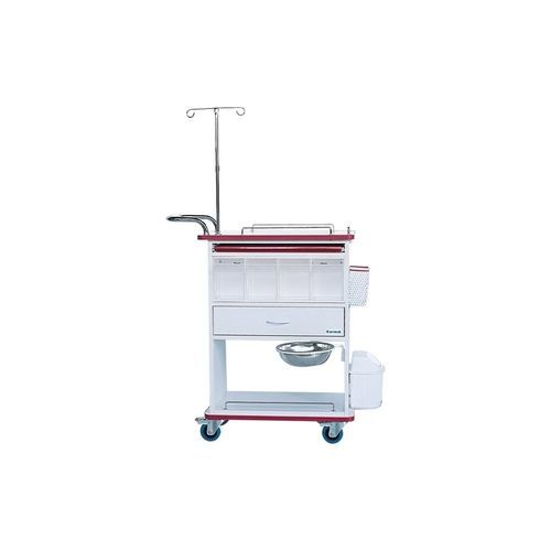 Carro médico - K041 - Kenmak Hospital Furnitures  - para medicamentos / para desechos / 1 cajón