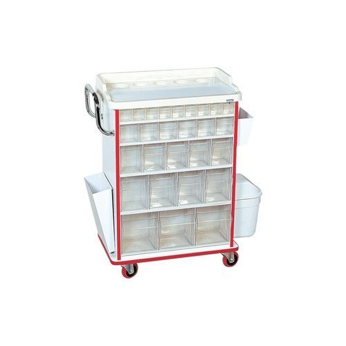Carro médico - K040 / S - Kenmak Hospital Furnitures  - para medicamentos / para desechos / con canasta