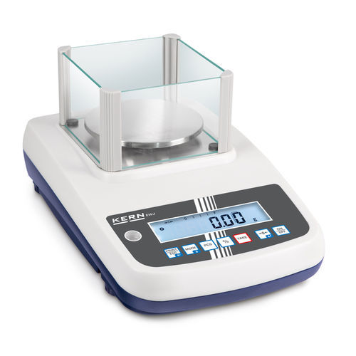 Balanza de laboratorio de precisión - EWJ 600-2M - KERN & SOHN - de farmacia / con pantalla LCD / con pantalla LED