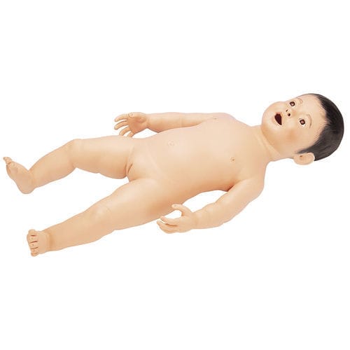 Maniquí de prácticas para atención pediátrica - LM-052 - KOKEN  - de auscultación / de extracción de sangre / de nutrición