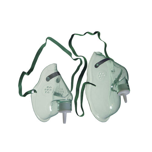 Máscara de oxígeno de PVC - KM-2 series - KOO Industries - sin látex / de un solo uso / transparente