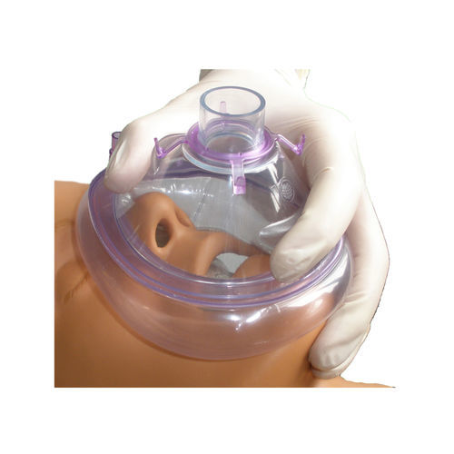 Máscara para anestesia de PVC - Crystal™ Plus  - KOO Industries - sin látex / de un solo uso / transparente