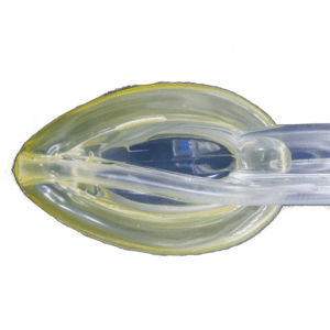 Máscara laríngea de PVC - Crystal™ Contour Plus - KOO Industries - sin látex / de un solo uso / con válvula