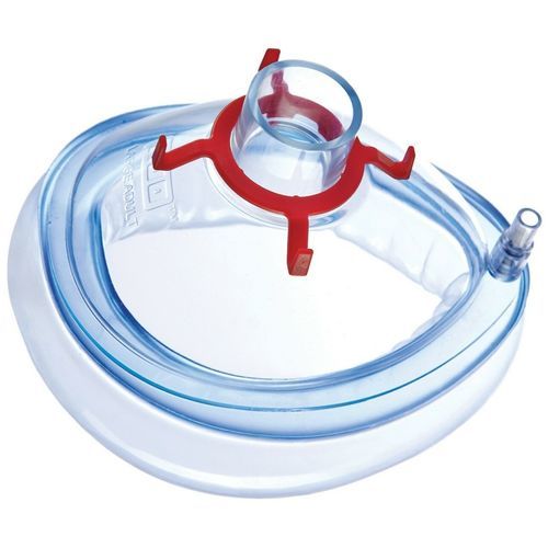 Máscara para anestesia de PVC - Crystal™ - KOO Industries - sin látex / de un solo uso / transparente