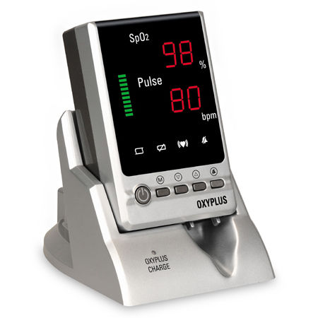 Pulsioxímetro de mesa - OXYPLUS - KTMED - con sensor separado