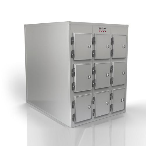 Cámara mortuoria frigorífica para camillas mortuorias - SMC 40/0300 - KUGEL medical GmbH & Co. KG - 3 cuerpos / de carga frontal / modular