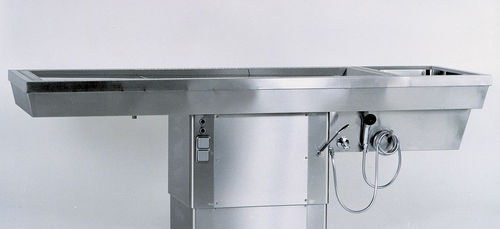 Mesa de autopsia de medicina legal - STV 10/850 - KUGEL medical GmbH & Co. KG - de laboratorio de histopatología / de disección / de lavado de cadáveres