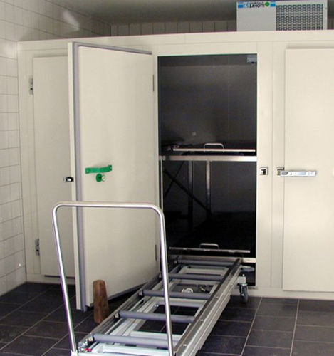 Cámara mortuoria frigorífica para camillas mortuorias - KZM 40/200 - KUGEL medical GmbH & Co. KG - 2 cuerpos / de carga frontal / modular