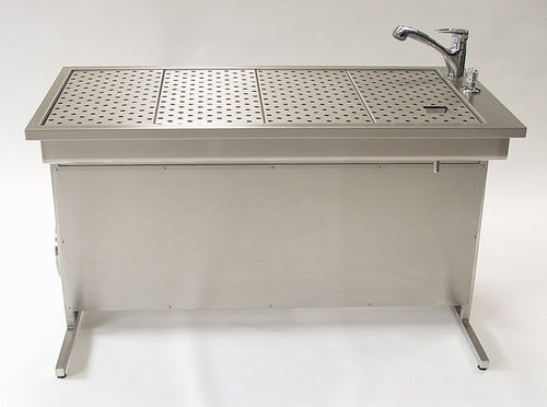 Estación de trabajo de laboratorio de coloración de tejidos - FT-1250 - KUGEL medical GmbH & Co. KG - para preparación de muestras / de pie / con ventilación descendente